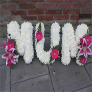 Mum Tribute with Pink Sprays