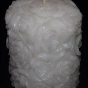 Rose Candle White